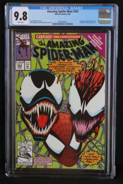 Amazing Spider-Man #363 Marvel Comics (1992) CGC 9.8 – Venom and Carnage
