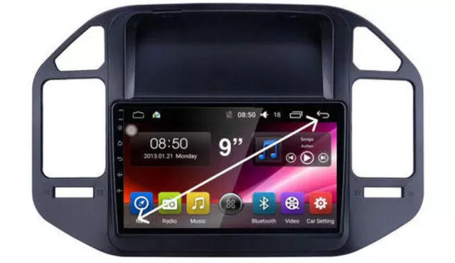 Nm Np Pajero Gps Wireless Apple Carplay Android Auto Camera Odb Dab+ Tpms Dvr