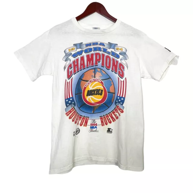 Vintage Houston Rockets T-Shirt Starter 1994 1995 Rare Official NBA 90s