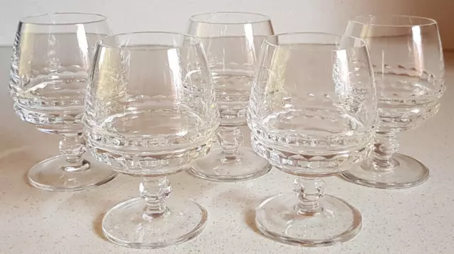 5x edle Cognac-Gläser Bleikristall Cognacschwenker Blei-Kristallglas schwer
