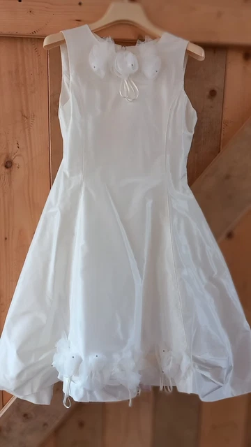 Vestito bambina tg 9 comunione abito cerimonia elegante dress damigella  wedding