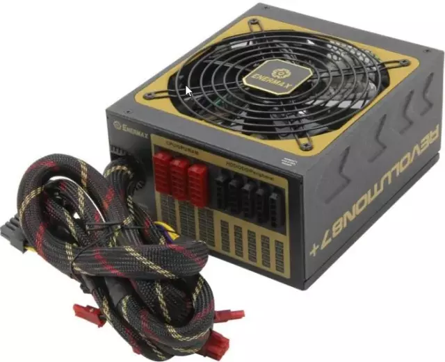 Enermax Revolution87+ 1000W MODULAR 80 Plus Gold ATX Power Supply ERV1000EWT-G