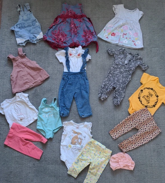 Pacchetto massiccio bambine 3-6 mesi set vestiti primavera/estate vacanze