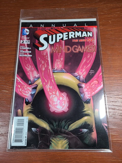 Superman #2 Annual (DC Comics 2013) 1st Print Direct Sales NM/ M Mind Games