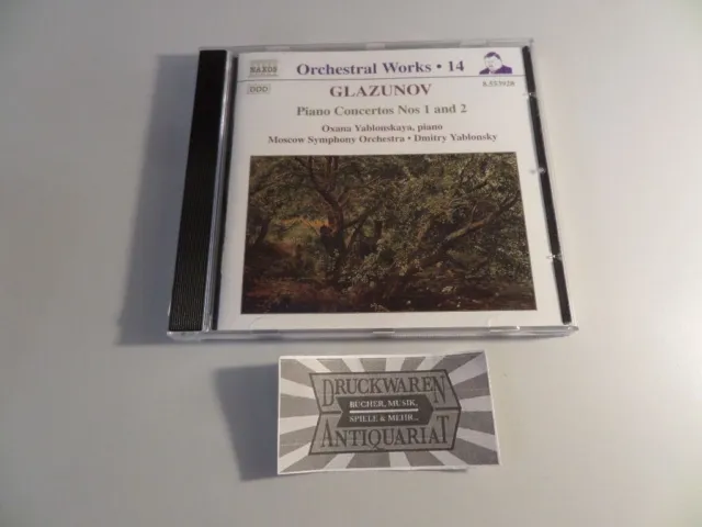 Glazunov: Piano Concertos 1 + 2 [CD]. [Orchestral Works 14]. Glazunov, Alexander