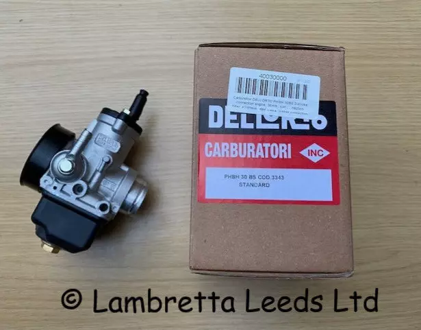 LAMBRETTA DELLORTO PHBH 30bs CARBURETTOR- BRAND NEW - FREE POST.