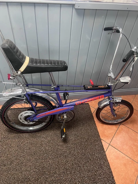 100 ORIGINAL RALEIGH Chopper Mk2 Vintage Bike Bicycle Purple Mark 2 1970 S 1 795.00 PicClick UK