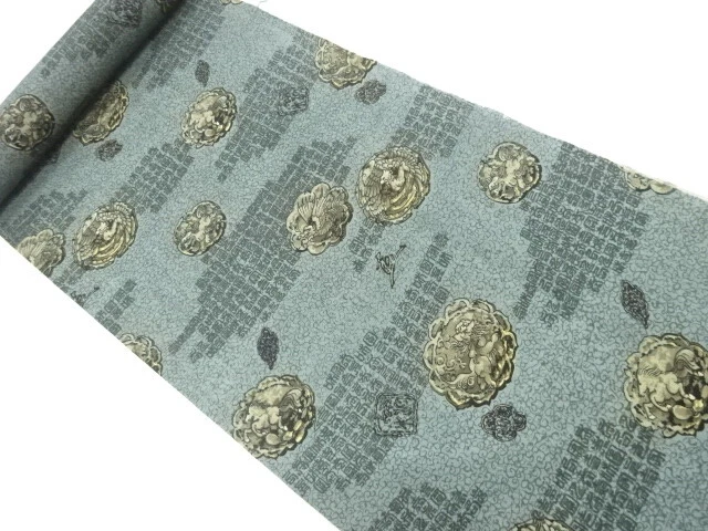 42159# Japanese Kimono / Bolt For Juban / For Mens / Lion & Dragon