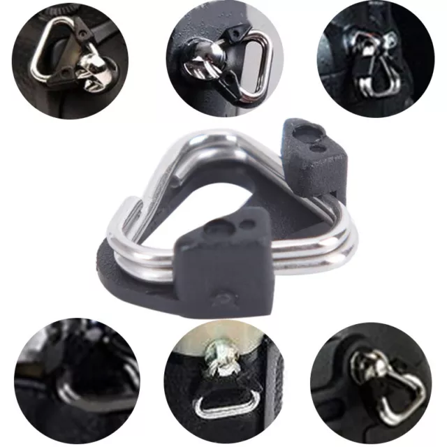 1pc Camera Strap Triangle Split Ring Adapter+Cap for Fuji Lecia Nikon Can.WG AUT