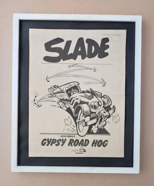 Slade-Gypsy road hog Original UK Press Advert 1977