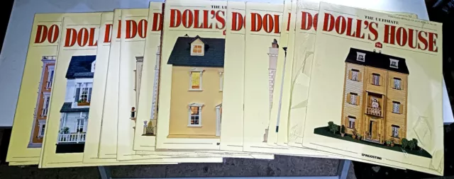 Large Bundle of 18 x The Ultimate Dolls House Magazines / Books By DeAGOSTINI