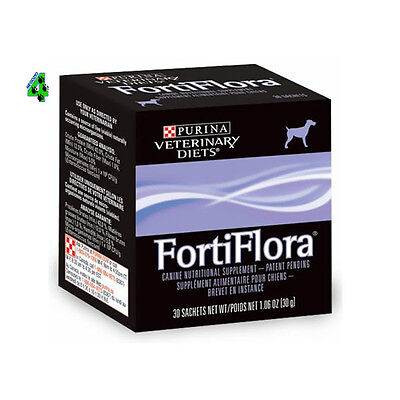 Fortiflora Purina Veterinary Diets 30 x 1 gr Per Cane Cani Flora Intestino