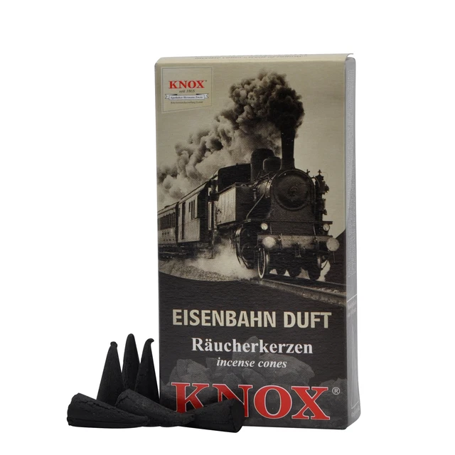Knox Räucherkerze orginal Erzgebirge Eisenbahnduft Dampflokmotive Dampflok