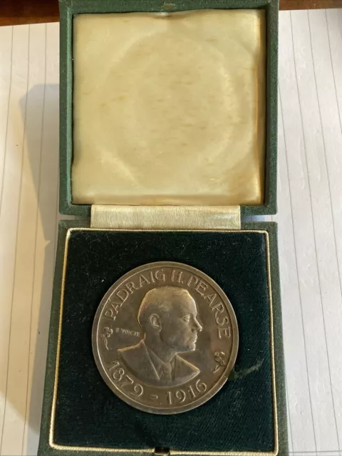 Padraig H Pearse Solid  Silver 1916 To 1966￼ Commemorative Coin ￼