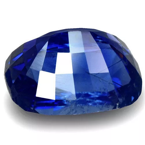 GIA Certified KASHMIR Blue Sapphire 4.00 Cts Natural Untreated Cushion 3