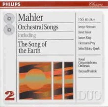 Mahler - Orchestral Songs (including Song Of The Earth)... | CD | condition good