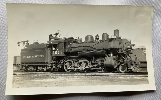 Vintage Photograph From 1935 Locomotive Train 1678 Southern Pacific Lines LA B&W