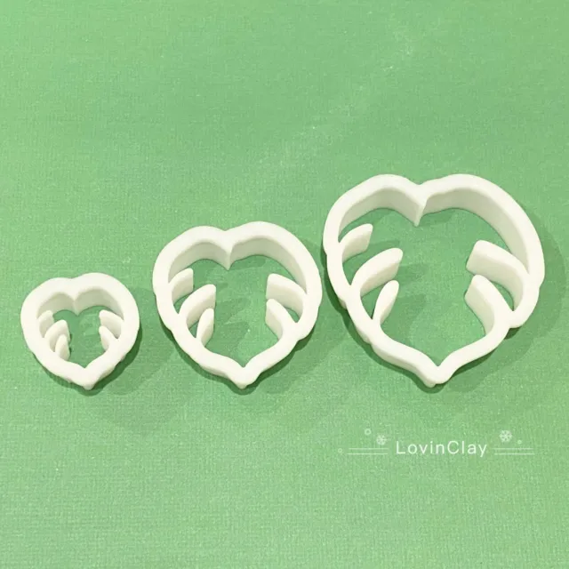 Monstera Leaf Shape Polymer Clay Cutter Set (style 1) - Handmade Jewelry Tools