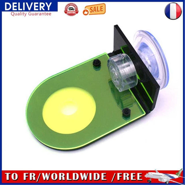 Fish Tank Coral Frag Rack Aquarium Reef with Plugs Suction Holder (Green)