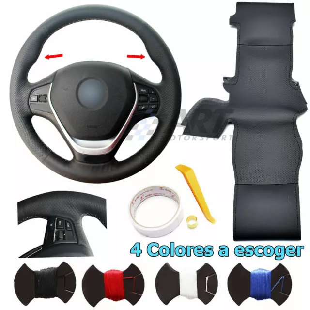 Couvre Volant sur Mesure pour Bmw F20 F21 Cuir Lisse + Perforé