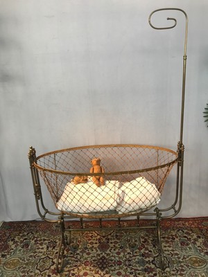 Lit Bebe Ancien Bercelonnette Berceau En Hetre 1930 Eur 230 00 Picclick Fr