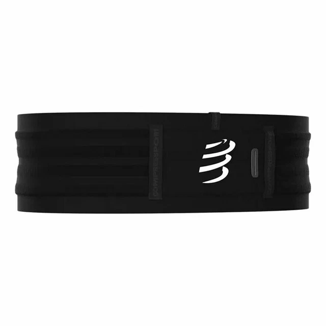 Cinturón Running Portadorsales Compressport Free Pro Negro