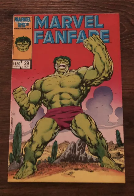 MARVEL FANFARE #29  THE INCREDIBLE HULK  - 1986 - JOHN BYRNE Comic Book