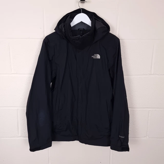 THE NORTH FACE Hyvent Jacket Mens S Small Waterproof Breathable Shell Hooded