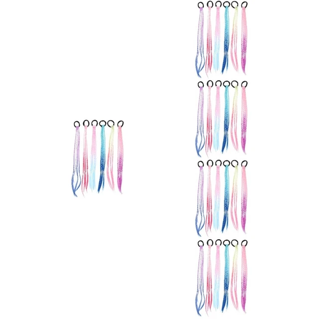 30 pcs Costume Party Wig crazy hair day accessories for kids