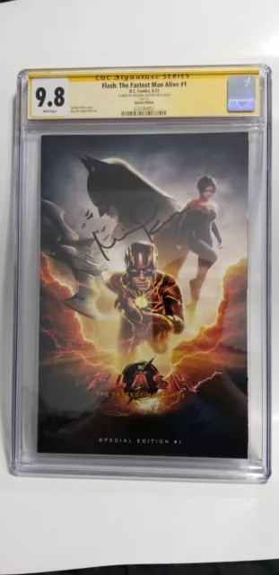 Flash: Fastest Man Alive #1  Special Edition CGC 9.8 SS Batman Michael Keaton