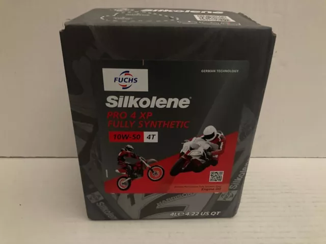 10,73€/l Silkolene Pro 4 10W-50 XP 4 Ltr vollsyn ESTER Motorrad Motorenöl