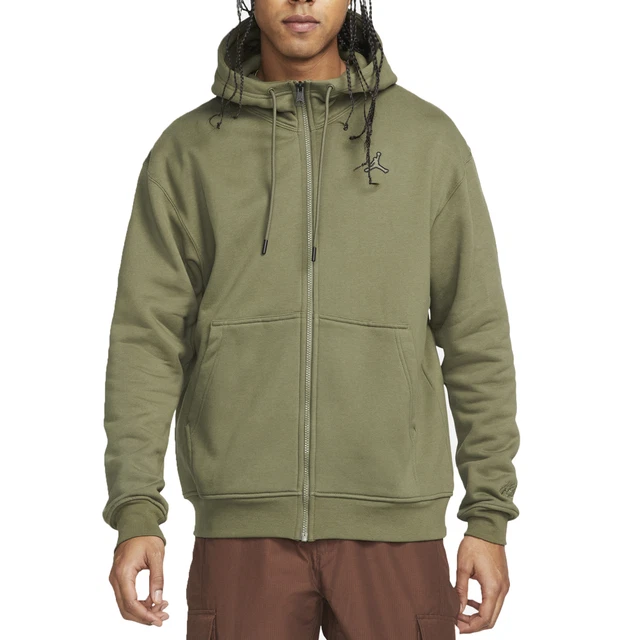 Jordan Felpa da Uomo con Cappuccio e Full Zip Essentials Verde Taglia XS Cod ...