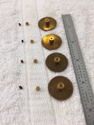Solid Brass Matching Spur Gear Set 8-57 Teeth 7.125 Ratio For Reduction Box !
