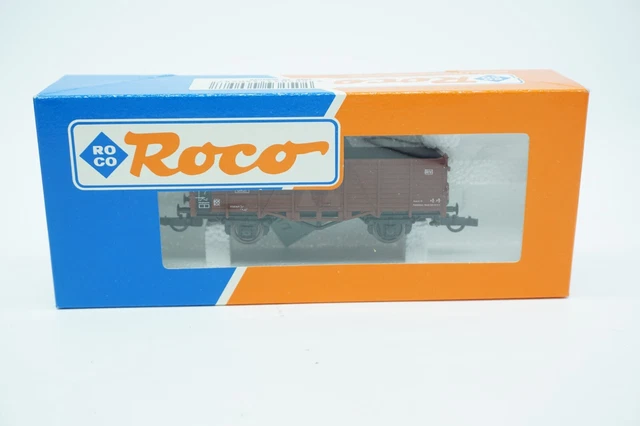 H0 ROCO 46058 offener Güterwagen Om21 2-achsig DB gebraucht EUR 5,00 ...