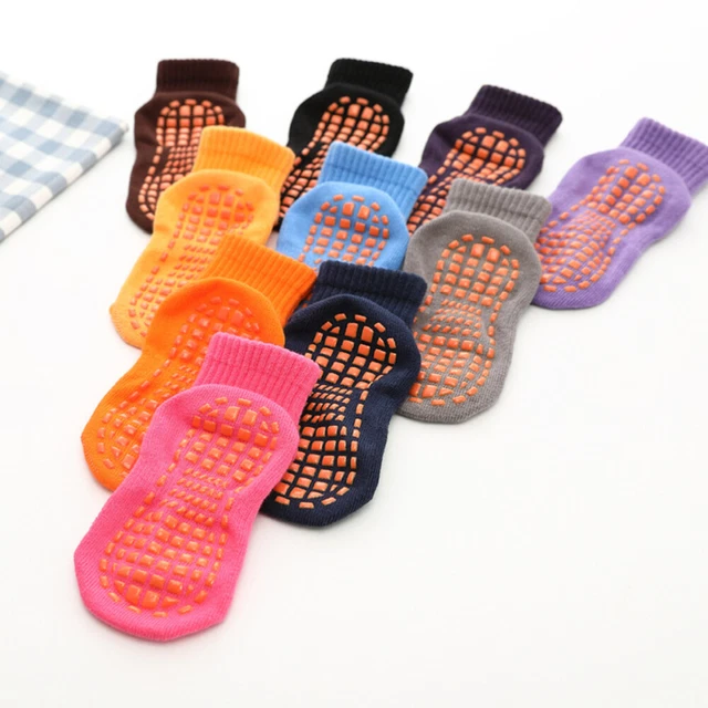 3 Pairs Chaussette De Sol Antidérapante Adulte Nouveau Née Hommes Femmes
