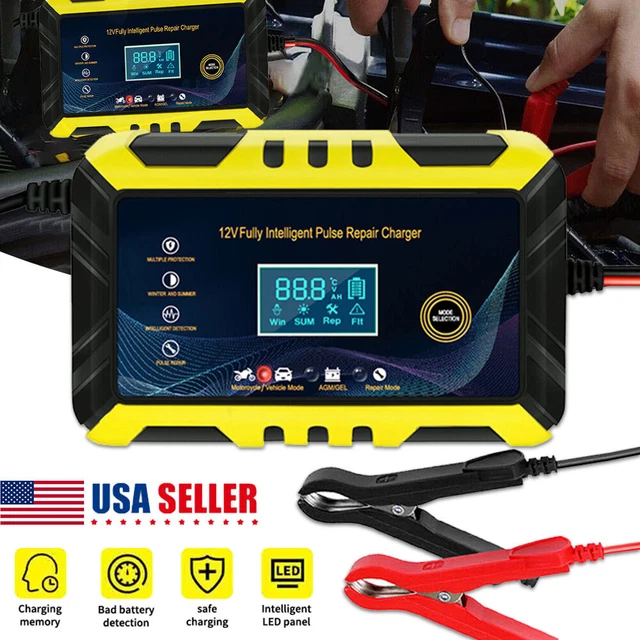 12V 6A CAR Jump Starter Booster Jumper Box Power Bank Battery Charger