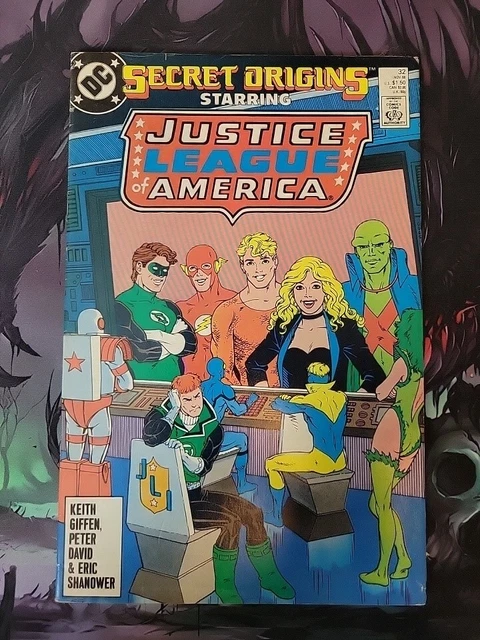 DC COMICS SECRET ORIGINS #32 JUSTICE LEAGUE OF AMERICA VFN 8.0 EUR 0,92 ...
