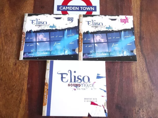 Elisa - Soundtrack 96-06 Greatest Hits Video Clip & Live 2X Dvd & Cd Come Nuovo