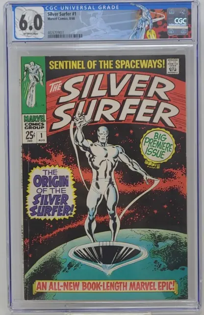 Silver Surfer #1 ~ Marvel 1968 ~ Cgc 6.0 ~ Origin Silver Surfer, Watchers