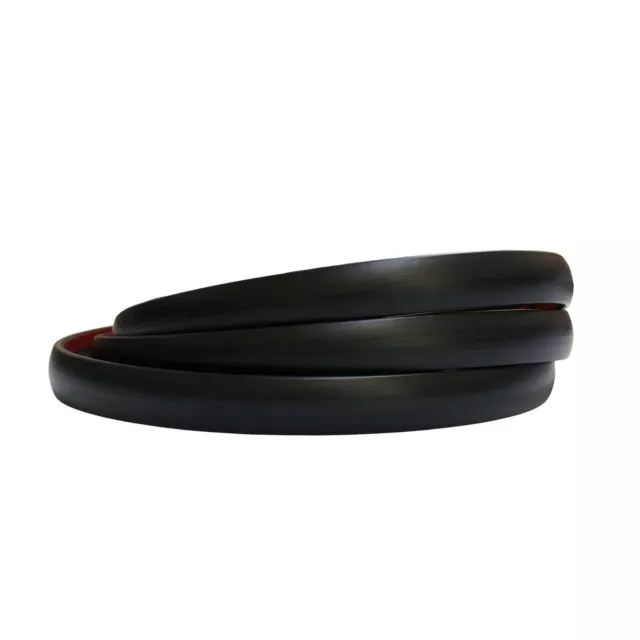 21 mm x 5 mm Schwarz Selbstklebend Formleiste Verkleidung Auto Tuning Styling Zum Selbermachen - 3 m