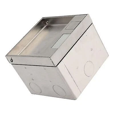 Waterproof Stainless Steel Floor Outlet Box for 10A  16A Electrical Outlet