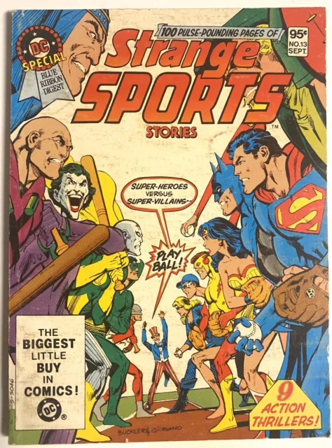 DC Special Blue Ribbon Digest #13 Strange Sports Stories 1981 Fair Condition