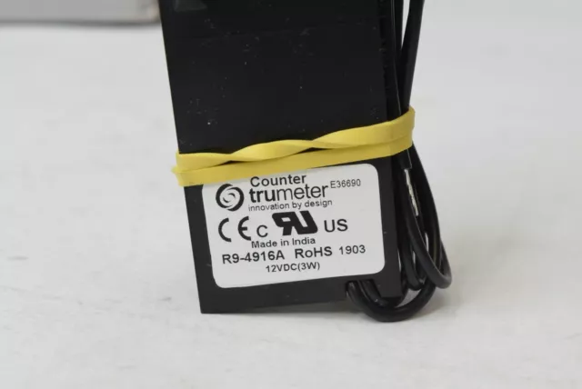 Redington Trumeter 4916 Front Panel Mount Counter Module 6 Digit 12v DC R9-4916A 2