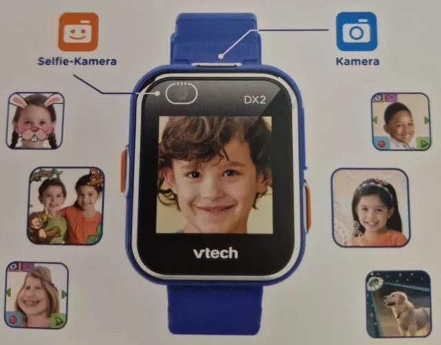 Vtech 80-193804 Kidizoom Smart Watch DX2, blau