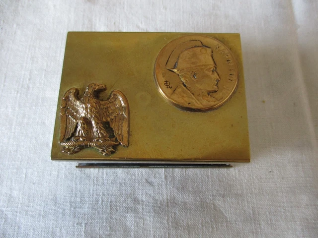 Étui/boîte émaillé Français En Argent Sterling 19ème Siècle - Style Régence, Napoléon