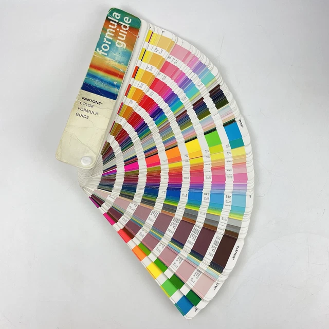 PANTONE COLOR SYSTEM Formula Guide Swatch Book from 1999 $59.99 - PicClick