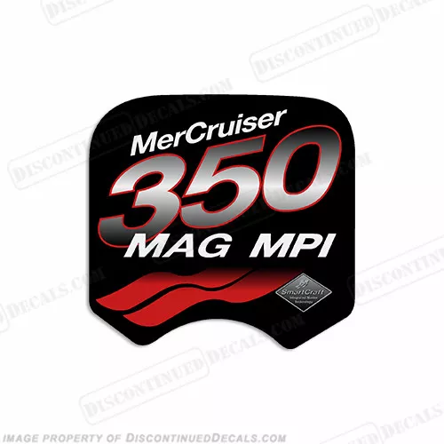 Fits Mercruiser 350 Mag MPi Decals - Discontinued Decal Reproductions!