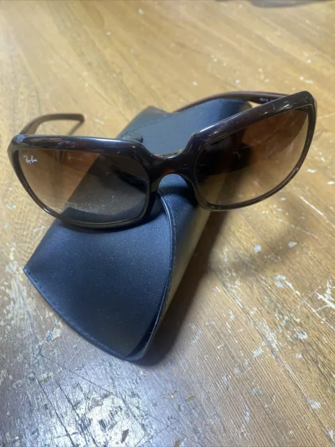 RAY BAN SUNGLASSES RB4116 714/13 3N Brown Wrap Unisex Gradient $49.99 ...