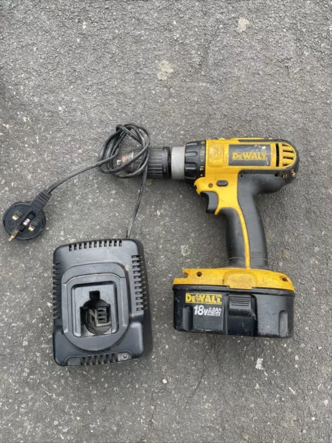 DEWALT DC725 TYPE 10 18V DC 400W 2 Speed chordless hammer drill with 18 torque 10.00 PicClick UK