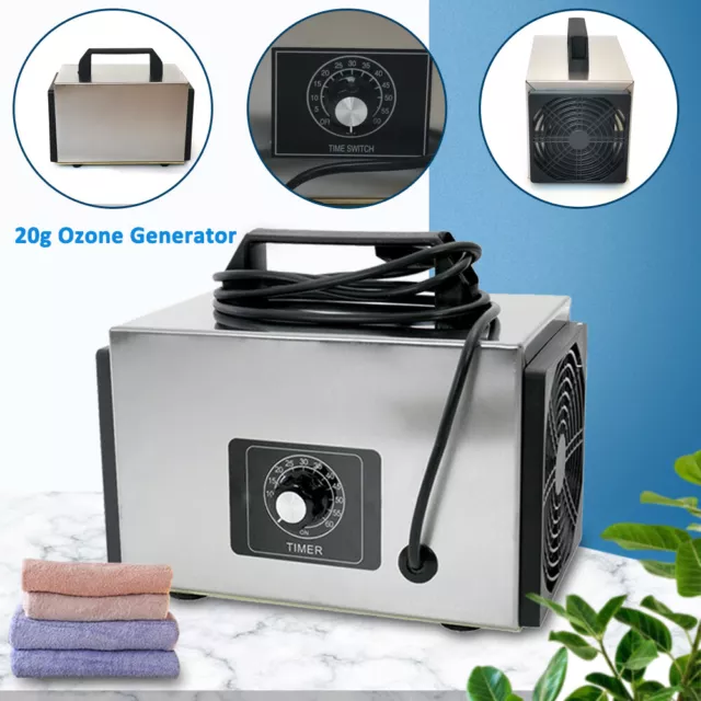 Home Portable Electric Ozone Generator Air Purifier For Workshop Meeting Room